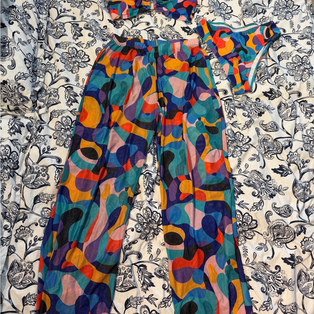 Vibrant Multicolor Bikini Set